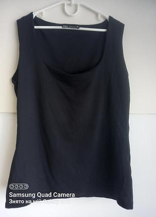 Молодіжна майка zara з подвійною тканиною на грудях і спині тканина еластична "масло"