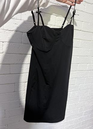 Чорна mini сукня zara
