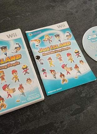 Диск job island hard working people (nintendo wii)