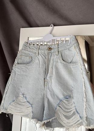 Джинсові шорти zara