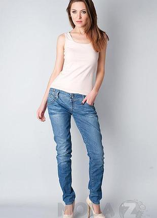 Джинсы freesoul 54-4508*50 женск. синий 28 (73 537)