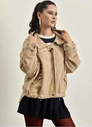 Ветровка veto jeans er4005*72 женск. светло/коричневый l (187 991)