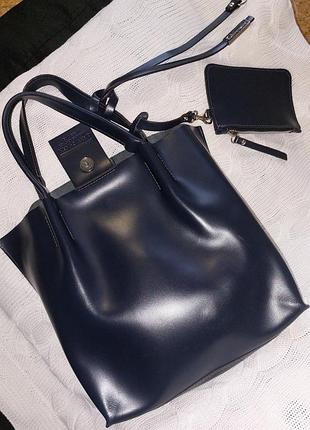Кожаная сумка-тоут gianni chiarini, made in italy