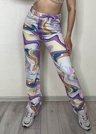 Джинси zara кольорові