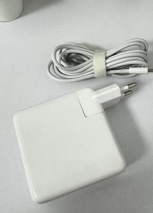 Зарядное устройство для macbook / ноутбуков usb-c power delivery 96w + кабель type-c 2м сток б/в
