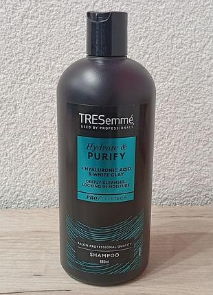 Зволожувальний шампунь tresemmе hydrate & purify об'ємом 680 мл