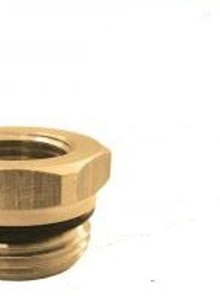 Фітінг перехідник латунь m22x1.5mm різьба зовнішня m12x1.5mm різьба внутрішня