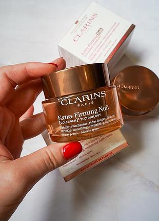 Нічний крем для обличчя extra-firming jour [collagen] technology