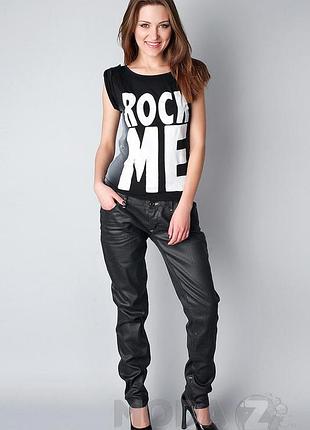 Джинсы freesoul 2603*10 женск. черный 31 (73 337)
