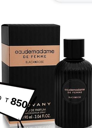 Eaudemadame de femme blacknrose giovanny от бренда fragrance world —
