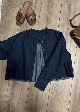 Жакет джинсовий oversize