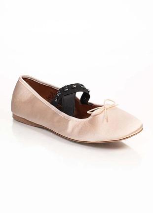 Туфли h&m 146169*37 (ткань) женск. розовый 39 (155 195)