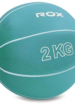 Медбол для кросфіту medicine ball gemini sport gc-8407-2, 2 кг