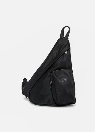 Сумка через плече mm6 maison margiela japanese sling bag чорна
