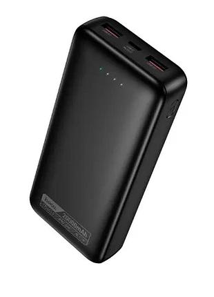 Умб hoco db130 tridentis pd30w fully compatible power bank 20 000mah black