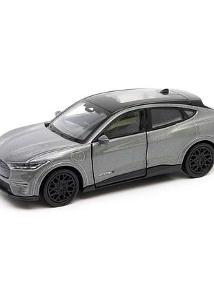 Машинка інерційна ford mustang mach-e gt 2023 technodrive 250387w(gray) масштаб 1:43