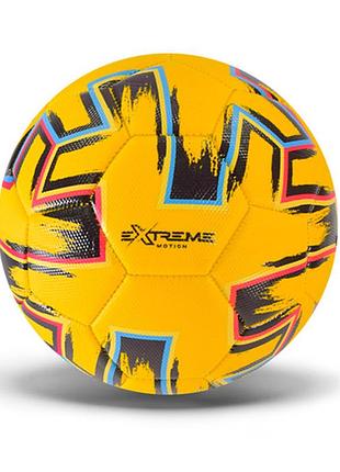 Мяч футбольный fb2488(yellow) размер №5, pvc, 320 грамм