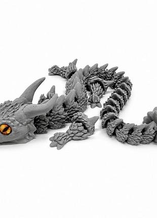 Дитяча іграшка антистрес 3d "дракон" 122679-22 довжина 32 см