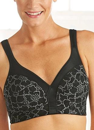 42e/95е, черный бюстгальтер glorify soft bra swegmark of sweden, новый