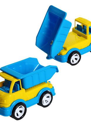 Дитяча іграшка вантажівка "mini matik" 002/2bms(yellow) пластик, 13,5 см