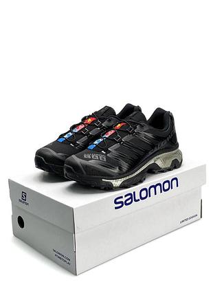 Чоловічі кросівки salomon xt-4 carbon black grey silver