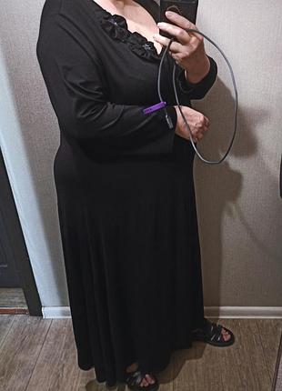 Довга трикотажна сукня ulla popken p. євро 52-54