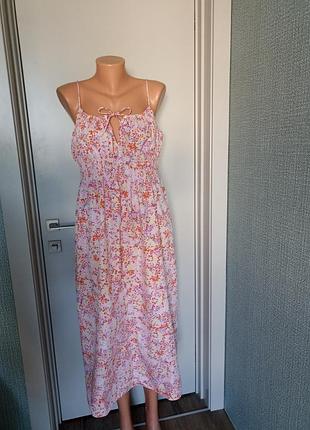 Сарафан h&amp;m из новых коллекций, размер l легкий коттон