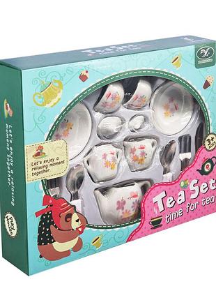 Дитячий набір посуду tea set 868-e6-1 порцеляна, 17 предметів