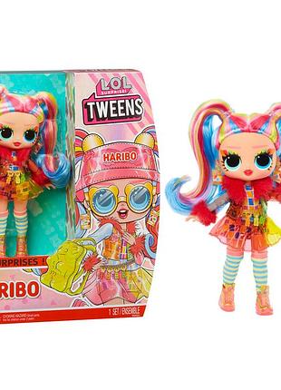 Ігровий набір із лялькою "haribo" l.o.l. surprise! 119920 серії "tweens loves mini sweets"