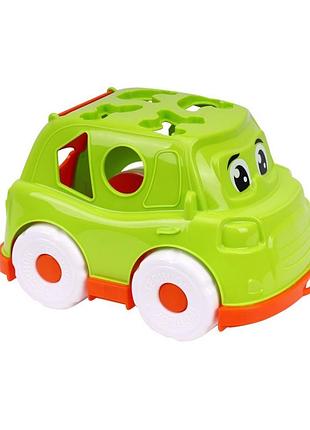 Дитячий розвиваючий сортер "автобус" технок 5903txk зелений