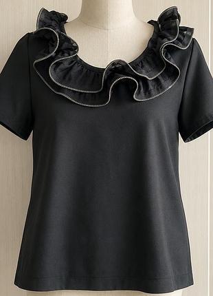 Блуза з незвичним коміром top shop
