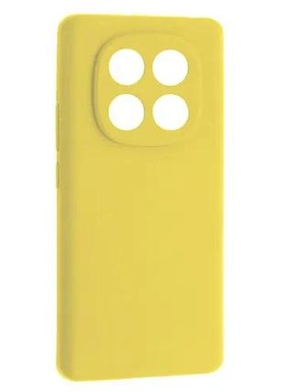 Чехол silicone case luxury для xiaomi redmi note 15 4g yellow