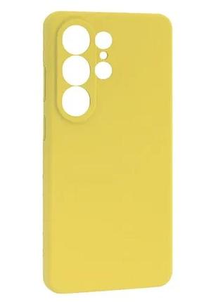 Чехол silicone case luxury для samsung s26 ultra yellow