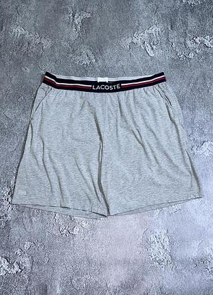 Хатні шорти lacoste xl розмір оригінал ідеальний стан сірі