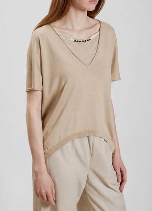 Топ fabiana filippi, шовк, made in italy, розмір s