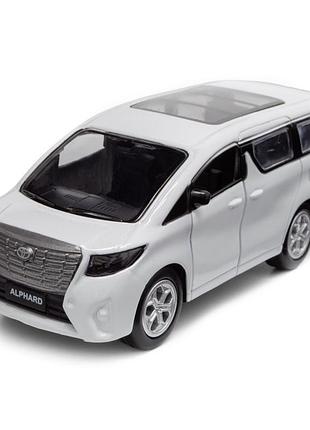 Автомодель дитяча toyota alphard technodrive km250419 масштаб 1:43