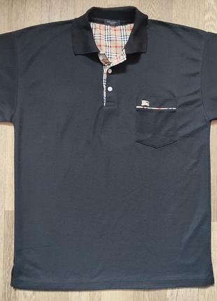 Чоловіча футболка поло burbеrry, розмір l/xl