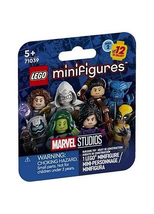Конструктор lego "минифигурки marvel-ip2-2023" 71039, 10 деталей