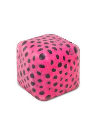Антистресс неоновый куб с шариками yd2565(pink) 5×5×5 см