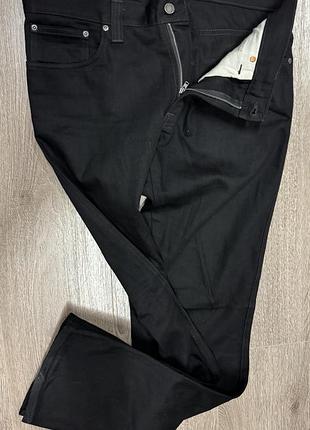 Nudie jeans co джинси прямі нові 100% органічна бавовна італія оригінал
