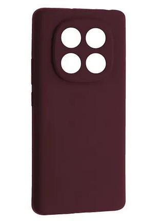 Чехол silicone case luxury для xiaomi redmi note 15 4g marsala
