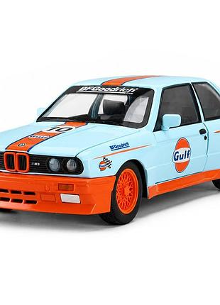 Bmw m3 (e30) 1:24 металева масштабна модель автомобіля, світлові та звукові ефекти, інерція, відкривні двері