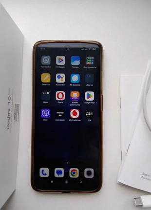 Смартфон redmi 10 carbon gray 4/128 gb 4