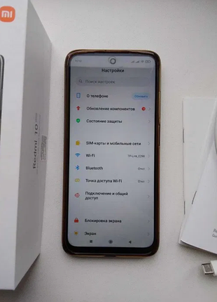 Смартфон redmi 10 carbon gray 4/128 gb 6