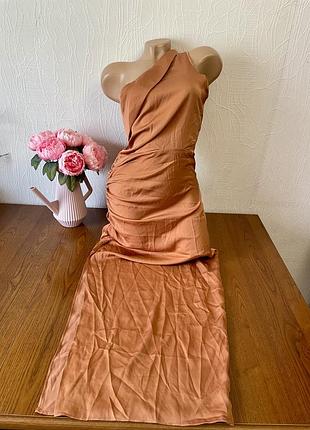 Нова сатинова сукня shein