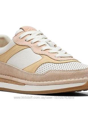 Р.37 clarks жіночі шкіряні кросівки оригінал
