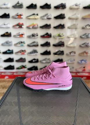 Оригінал! сороконіжки nike zoom superfly 10 academy tf pink (fq8331-600)