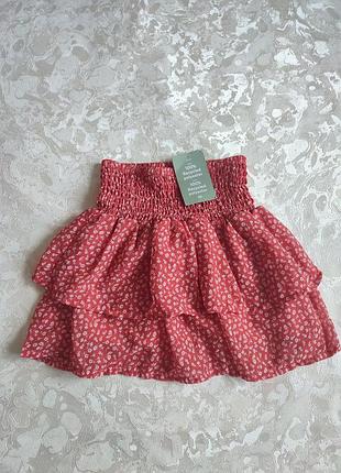 Детская многоярусная юбка h&amp;m 4