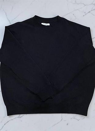 Базовий чорний світшот primark oversized кофта оверсайз blank оригінал l