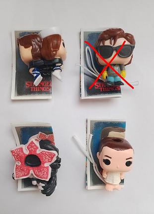 Фігурки кіндер джой дивні дива kinder joy stranger things